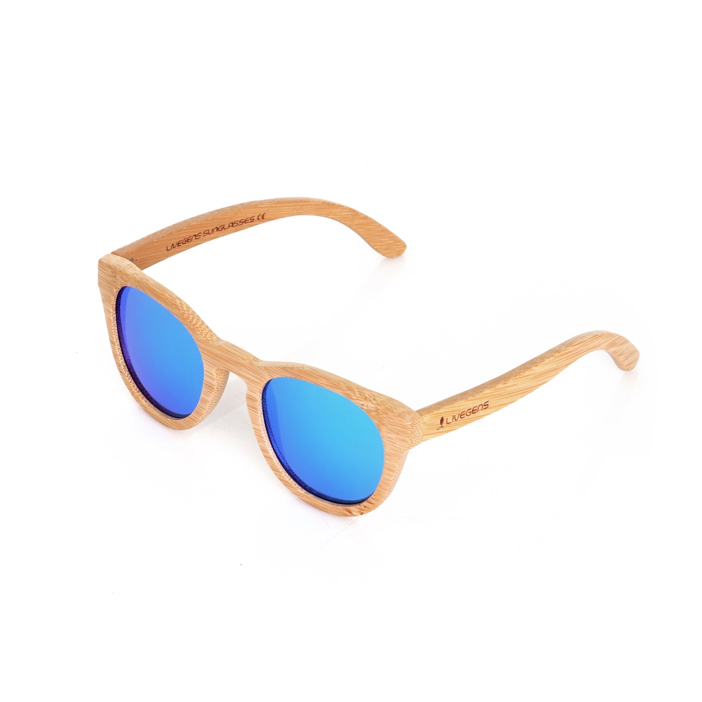Occhiali da sole bambù - Blue Tropic