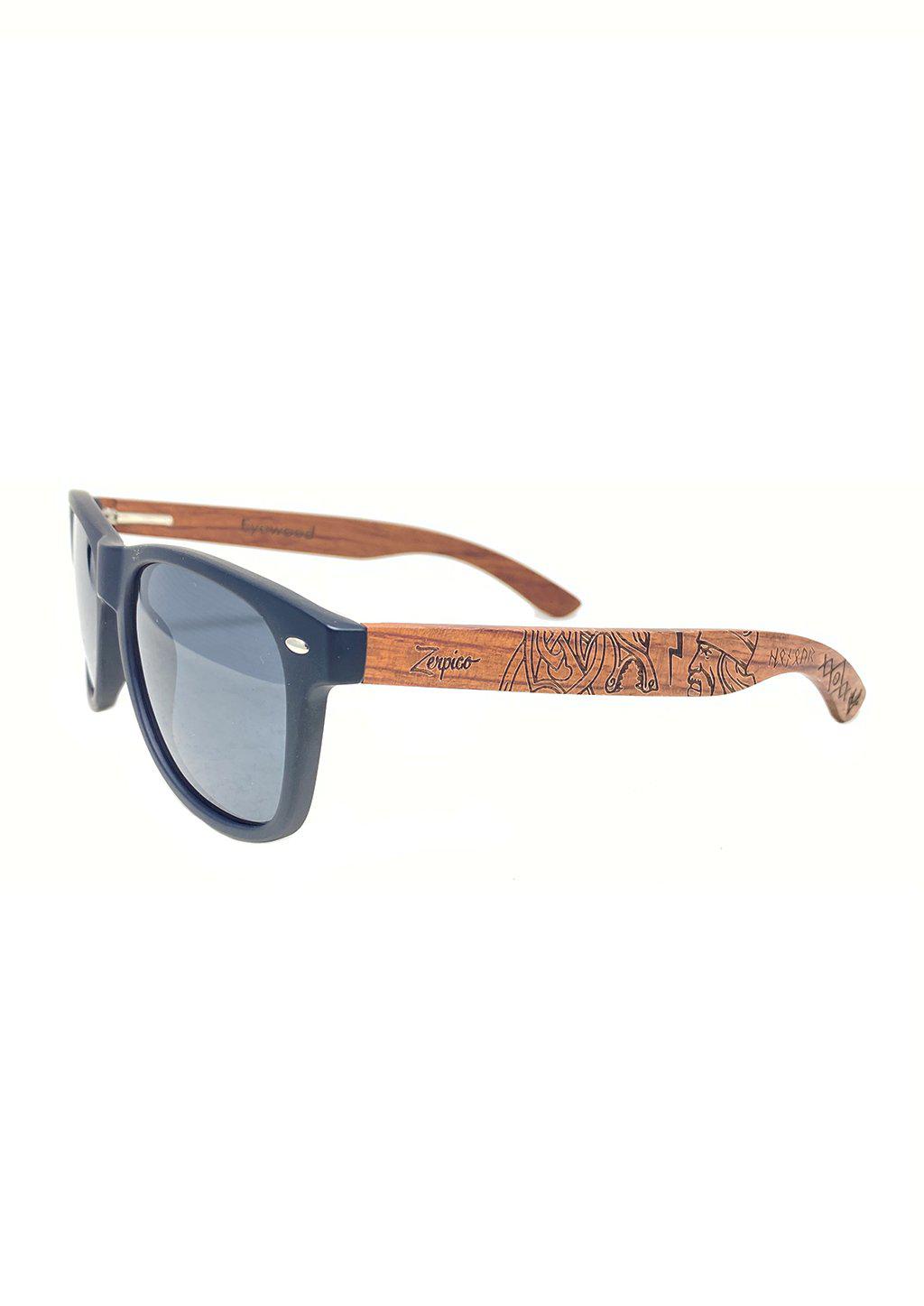 Occhiali da sole in legno Engraved -- Vikings