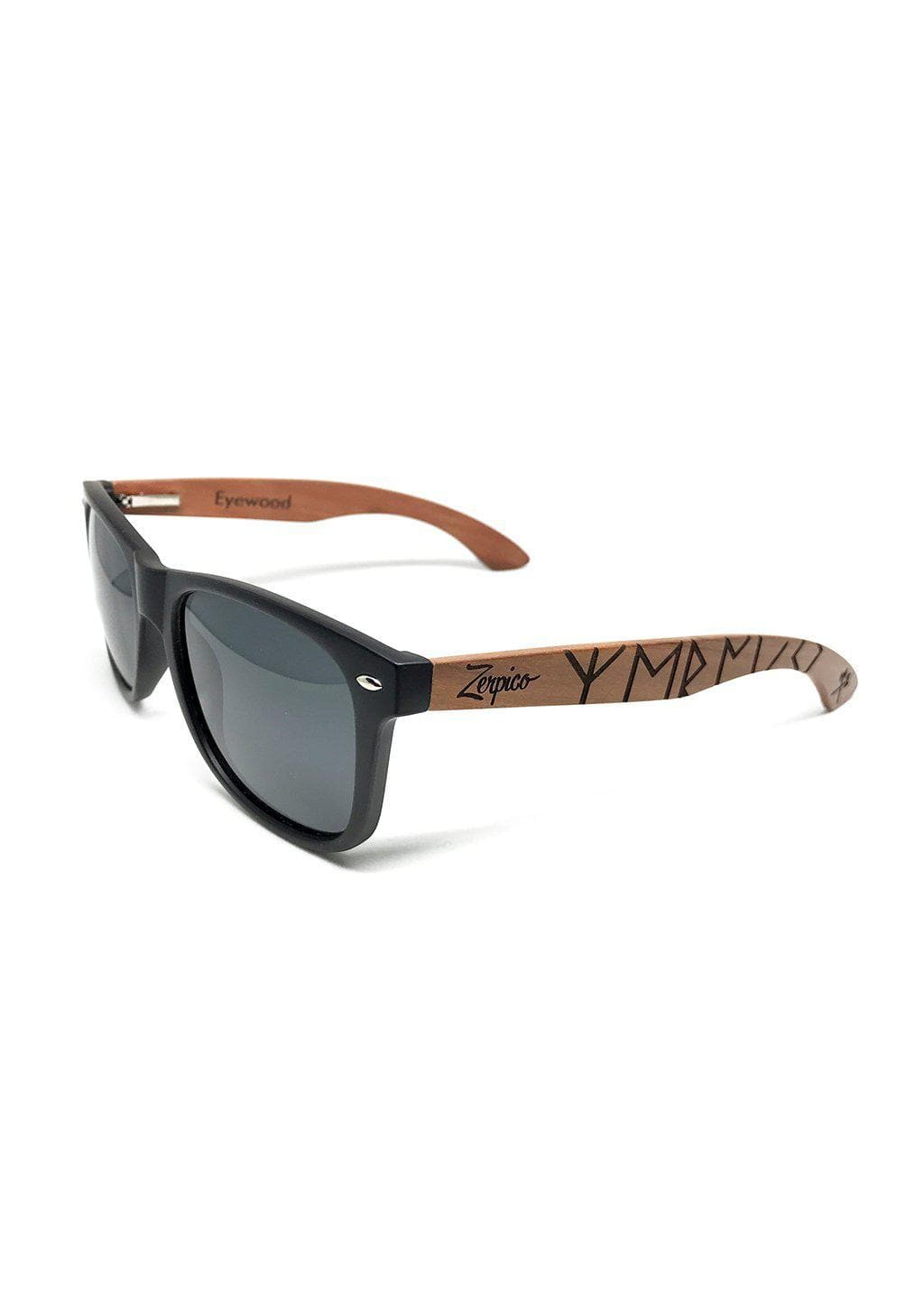 Occhiali da sole in legno Engraved -- Viking Runes Original